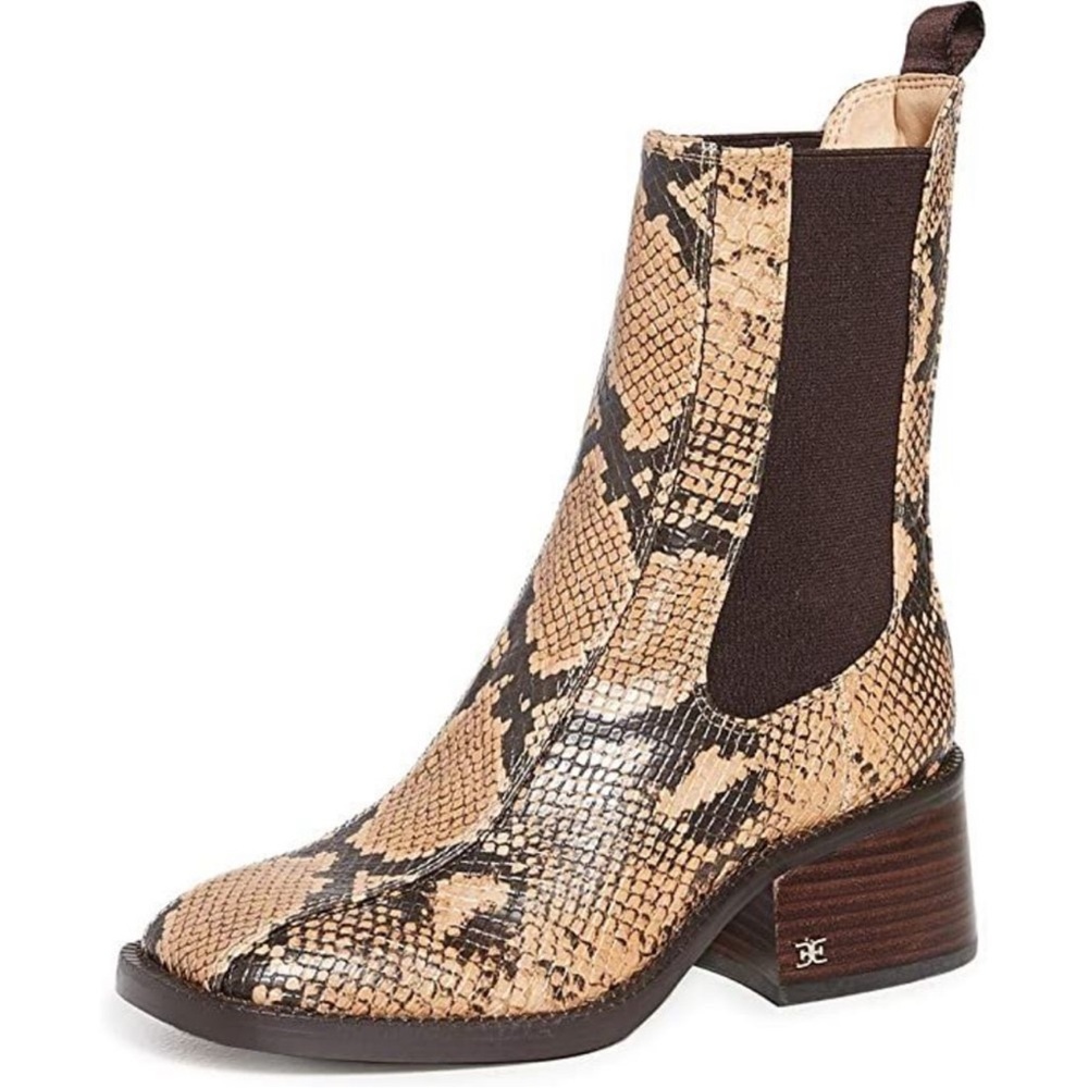Sam Edelman Women's Dasha Textured Pull On Short Boots Size 8M - Picture 4 of 13